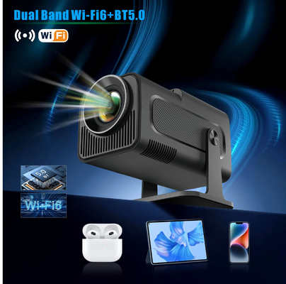 FLYIN HY320MINI 4K Ultra HD 3D ポータブルショートスロープロジェクタ&ホームシアター&映画館用プレゼンテーション機器