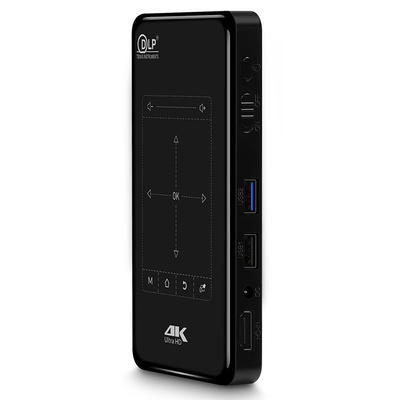 FLYIN P-09II プロフェッショナル 4K ミニプロジェクター DLP LEDランプ プロジェクター リモコン ステレオ WiFi スマートホーム ポータブル プロジェクター