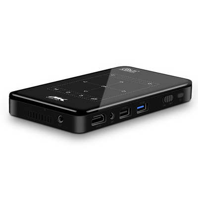 FLYIN P-09II プロフェッショナル 4K ミニプロジェクター DLP LEDランプ プロジェクター リモコン ステレオ WiFi スマートホーム ポータブル プロジェクター