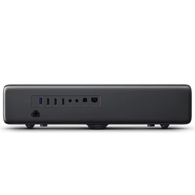 フラインM1 5000ルメンDLPレーザープロジェクター 3D 4K アンドロイド超ショートスローホームシアタープロジェクター 300インチスクリーンポータブルレーザーテレビプロジェクター 1080p US