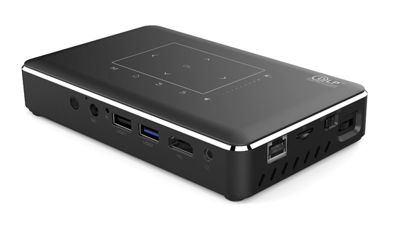 Flyin P10-II ホットセール カスタムロゴミニ 3D 4K 150ルメンズ DLP 9000mAh Android 9.0 プロジェクター