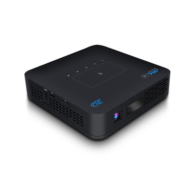 フライン P15 1080P フルHD DLP プロジェクター ポータブル WIFI アンドロイド 9 IOS ホームシアター 4K オート 3D ステレオ バッテリー内蔵 4時間 マニュアルフォーカス