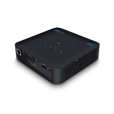 フライン P15 1080P フルHD DLP プロジェクター ポータブル WIFI アンドロイド 9 IOS ホームシアター 4K オート 3D ステレオ バッテリー内蔵 4時間 マニュアルフォーカス