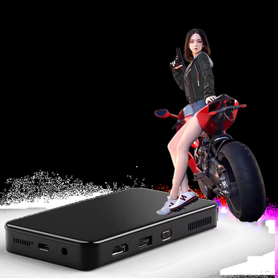 Flyin DLP ミニスマート LED プロジェクター S90 Android システム バッテリー WiFi 内蔵 ホームシアター用