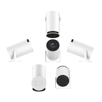 フライン HY300 3D 4K ミニ アンドロイド LED プロジェクター 1080P スマートWiFi 広角クリア 携帯と内蔵スピーカー