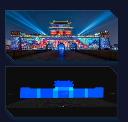 フライイン 4K 多機能分散型コンバージェードサーバー投影機器 エッジ・フュージョン・ドーム 3Dマッピング イン Immersive Room A1