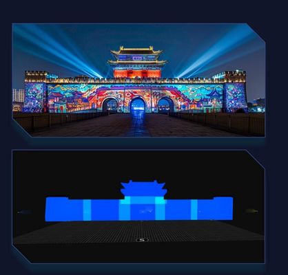 フライン A1 イン Immersive Room 4K ディストリビューテッド コンバージェード サーバ 端末 融合 ドーム 3D マッピング 投影機器