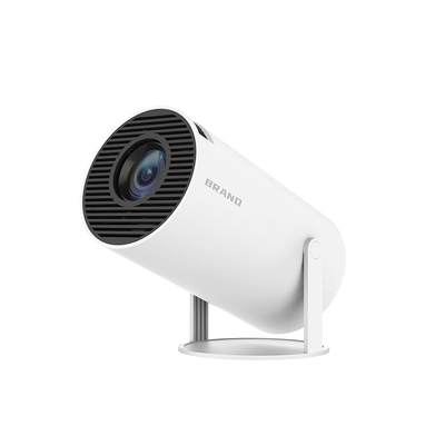 フライン HY300 3D 4K ミニ アンドロイド LED プロジェクター 1080P スマートWiFi 広角クリア 携帯と内蔵スピーカー