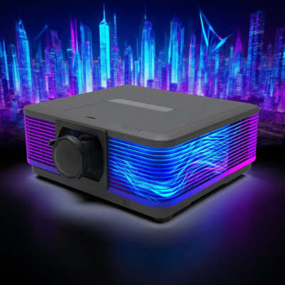Flyin 2025 プロフェッショナル 3LCD 4Kレーザープロジェクター 10000 アンシルメン Ultra Hd 3840x2160 高明るさ ビジネス教育用 大規模な場所 3Dマッピング