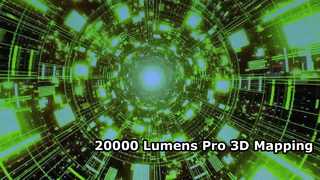 究極の 20000 ルーメン 3D マッピング レーザー プロジェクター